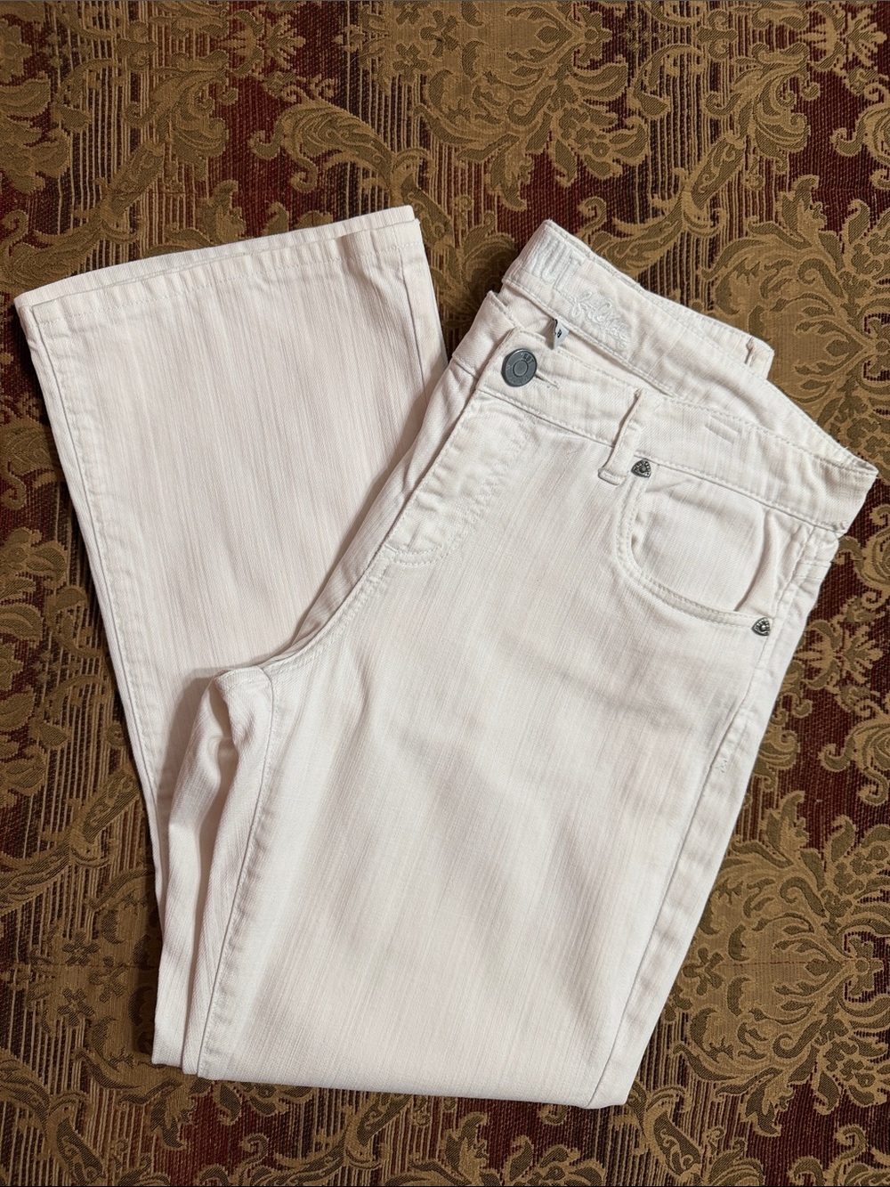 Kut from the Kloth White Flare Leg Jeans Size 8